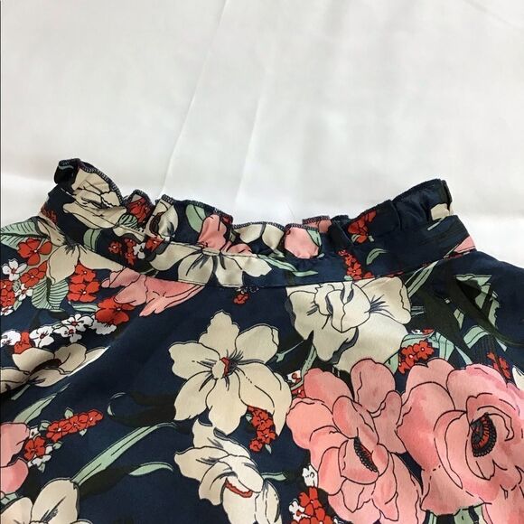 Missguided Tall Tie Waist Floral Smock Dress Size 12 - Picture 9 of 14